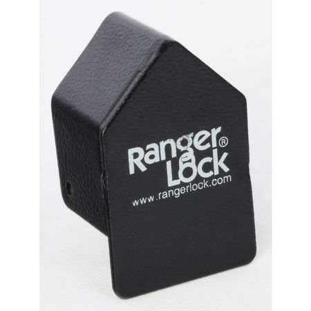 Ranger Lock Padlock Guard, Hardened Steel, Blk, 2-1/2"L RGRC-00