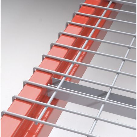 Nashville Wire Pallet Rack Decking, Steel Wire, 52 in W, 36 in D, Gray, Powder Coated Finish, Gauge: 6 D3652AA3B1