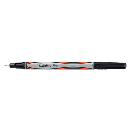Sharpie Stick Permanent Pen, Fine 0.5 mm, Red PK12 1742665 | Zoro