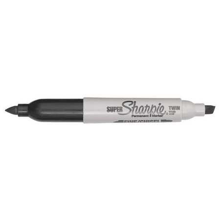 SHARPIE Permanent Marker, Chisel, Fine Tip, 12 PK 33001