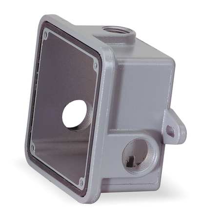Federal Signal Gasketed Weatherproof Back Box, Gray WB