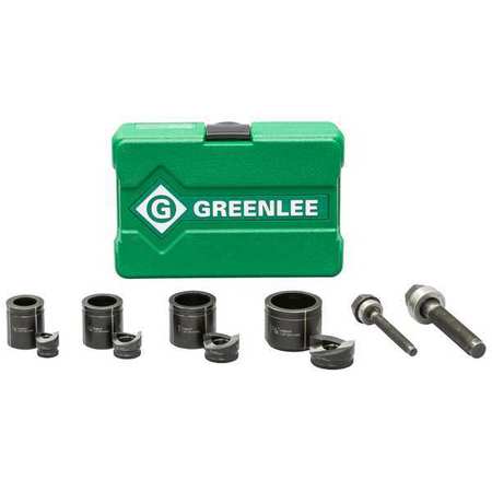 Greenlee Manual Punch Driver Set, Capacity 10 ga, 10 piece 7235BB
