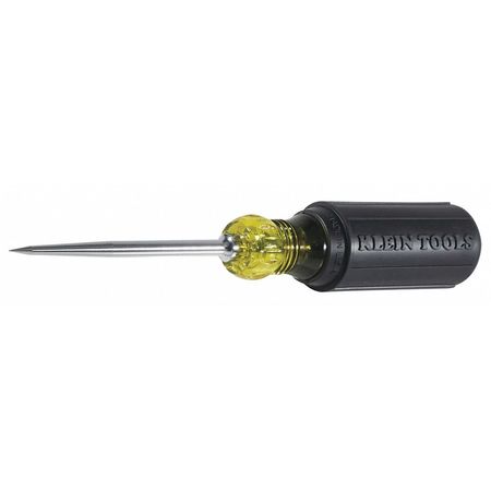Klein Tools Cushion Grip Scratch Awl, Tip Size 3 1/2 in, Overall Length 7 7/8 in, Yellow/Black 650