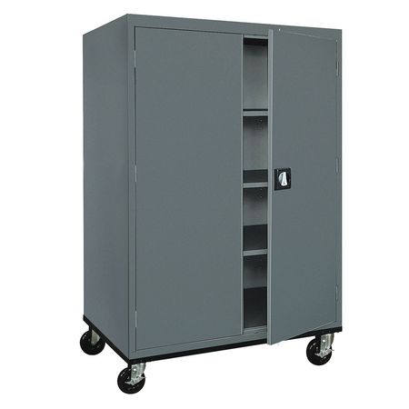 Sandusky Lee Solid Door Storage Cabinet, 46 in W, 66 in H, 24 in D TA3R462460-02