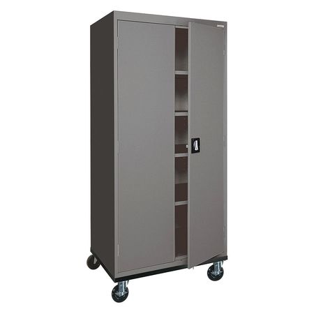Sandusky Lee Solid Door Storage Cabinet, 30 in W, 72 in H, 24 in D TA4R302466-02
