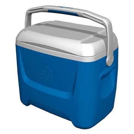 IGLOO Chest Cooler, 28.0 qt. Cap., 18" L, Body Color: Blue 00050049