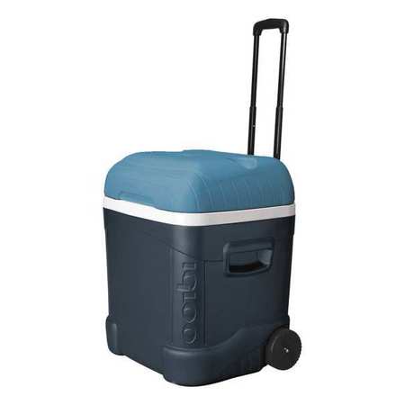 Igloo Wheeled Chest Cooler, 70 qt., Gray/Blue 34071