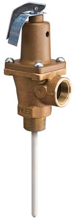 Watts T and P Relief Valve, 3/4 In. Inlet 3/4 LF 40XL 125