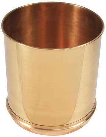 ZORO SELECT Separator Pan, Brass, 8 In Dia, 8 In Deep 5DPF9