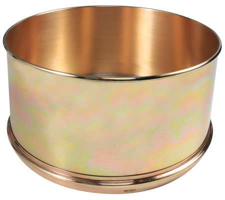 HUMBOLDT Separator Pan, Brass, 12 In Dia, 6 In Deep 5DPF1