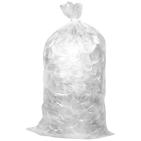 Zoro Select Ice Bag, 20x11 In., 1.20 mil, Pk1000 5DTW1