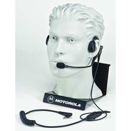MOTOROLA Headset, Behind the Head, One Ear, Black PMLN5011A