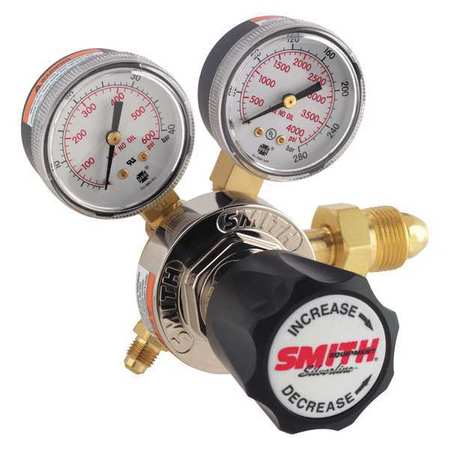 Smith Equipment Gas Regulator, Single Stage, CGA-580, 450 psi, Use With: Nitrogen 30-450-580