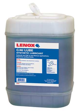 LENOX Cutting Oil, 5 gal, Carboy 68026