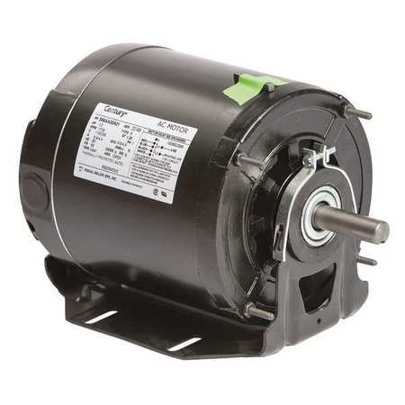 CENTURY Split-Phase Belt Drive Motor, 1/2 HP, 56 Frame, 115/230V AC Voltage, 1,725 Nameplate RPM RB2054DV2