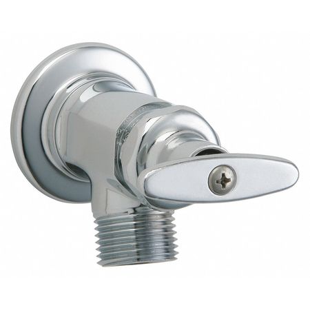 CHICAGO FAUCET Single Hole Mount, 1 Hole Straight Sill Faucet, Polished Chrome 293-CP