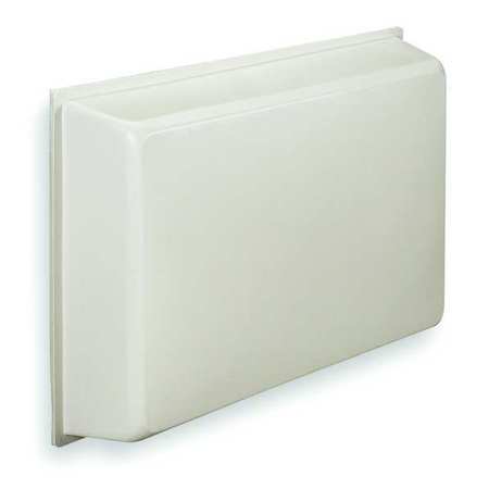 Chill Stopr Indoor Air Conditioner Cover, 21 in H x 30 in W 6 in D, Antique White Molded Plastic 1212-06