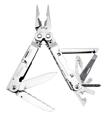 Sog Multi-Tool, Black, 16 Tools S66N-CP