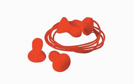 Honeywell Howard Leight Quiet(R) Reusable Foam Ear Plugs, Bell Shape, 26 dB, Orange, 100 PK QD1