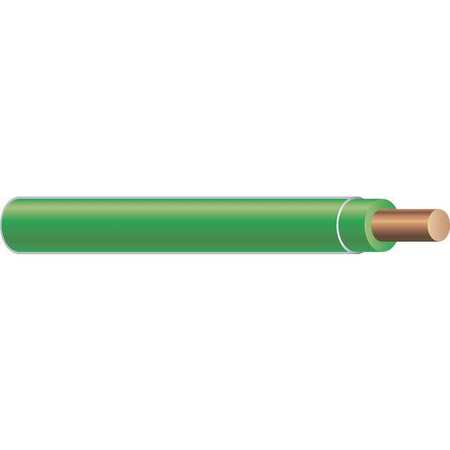 Southwire Building Wire, THHN, 10 AWG, 100 ft, Green, Nylon Jacket, PVC Insulation 11599808