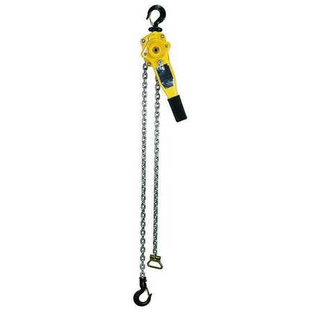 OZ LIFTING PRODUCTS Lever Chain Hoist, 1,500 lb Load Capacity, 10 ft Hoist Lift OZ075-10LHOP