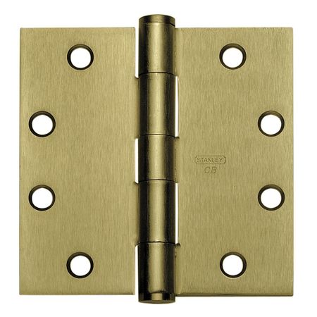 BEST 2" W x 4-1/2" H Bright Brass Door and Butt Hinge CB179NRP 4 5X4 5 FM DOOR HINGE 3  STL