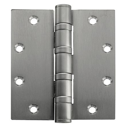 BEST 2" W x 4-1/2" H Satin Door and Butt Hinge FBB199 4 5X4 5 HW DOOR HINGE  32D  STS