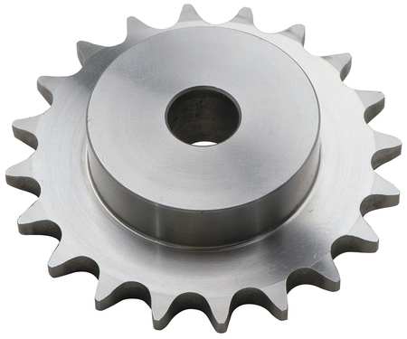 TSUBAKI Single Strand Sprocket , 40 Chain Size, 1/2 Bore Dia., 12 # of Teeth 40B12SS