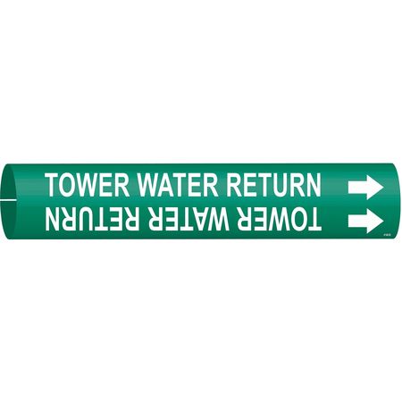 BRADY Pipe Mkr, Tower Water Return, 1-1/2to2-3/8 4143-B