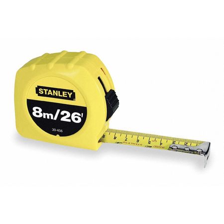 STANLEY 26 ft Tape Measure, 1 in Blade 30-456