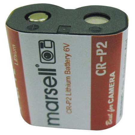 ZORO SELECT Battery, 223, Lithium, 6V, Width: 1.34 in 5HXF9