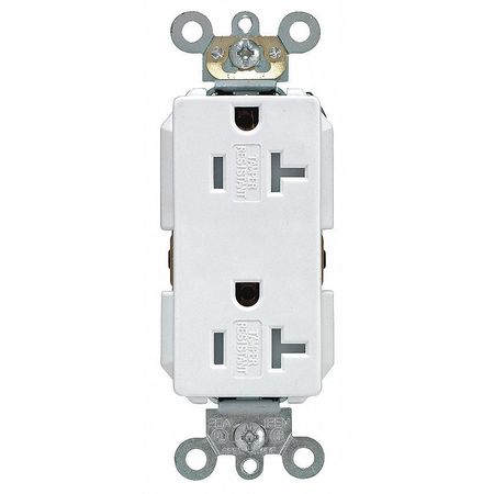 LEVITON Receptacle TDR20-W