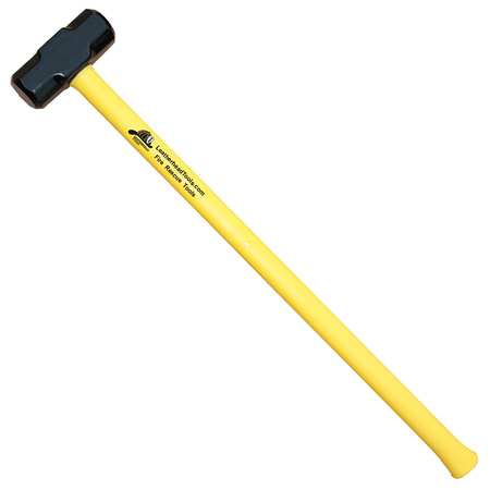 LEATHERHEAD TOOLS Sledge Hammer, 36" Yellow Fiberglass Handle, 8 lb. Head SLY-8-36