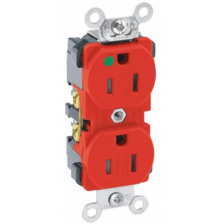 LEVITON Receptacle 8200-SGR