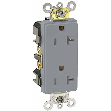 LEVITON Receptacle 16362-GY