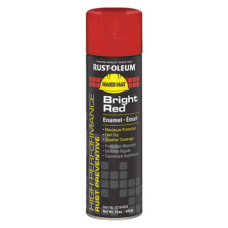 Rust-Oleum Rust Preventative Spray Paint, Bright Red, Gloss, 15 oz V2164838