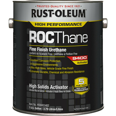 RUST-OLEUM 9400 Polyurethane Activator, 420 VOC, 1G HS9401402