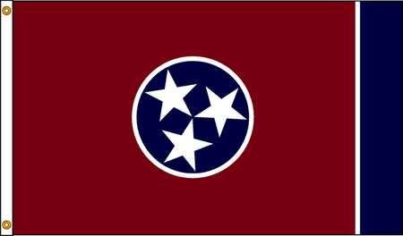NYLGLO Tennessee Flag, 5x8 Ft, Nylon 145180