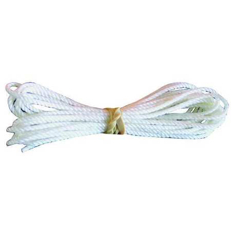 Annin Flagmakers Braided Halyard, 3/8 In.Dia, White 803506