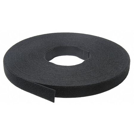 Velcro Brand Back-to-Back Strap, No Adhesive, 37.5 ft, 3/4 in Wd, Black 189645