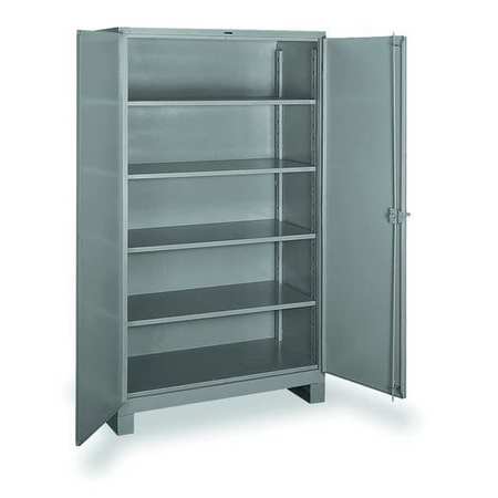 Lyon 14 ga. ga. Steel Storage Cabinet, 48 in W, 82 in H, Stationary DD1120