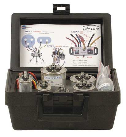 PRO-LINE Capacitor Kit, Incl 6 Capacitors and Case LCKP-001