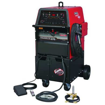 Lincoln Electric Tig Welder, Precision TIG 275 Ready-Pak Series, 208/230/460V AC, 340 Max. Output Amps K2618-1