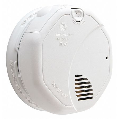 BRK Smoke Alarm, Ionization, Photoelectric Sensor, 85 dB @ 10 ft Audible Alert 3120B