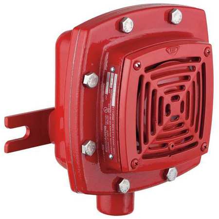 EDWARDS SIGNALING Haz. Location Horn, Red, 20-24VDC 889D-AW