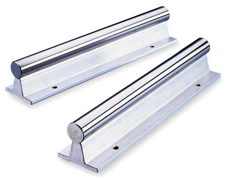 THOMSON Support Rail, Steel, 1.000 In D, 24 In SRA1624