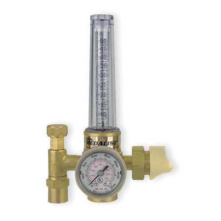 Victor Flowmeter Regulator, Single Stage, CGA-320, 80 psi, Use With: Carbon Dioxide 0781-2725