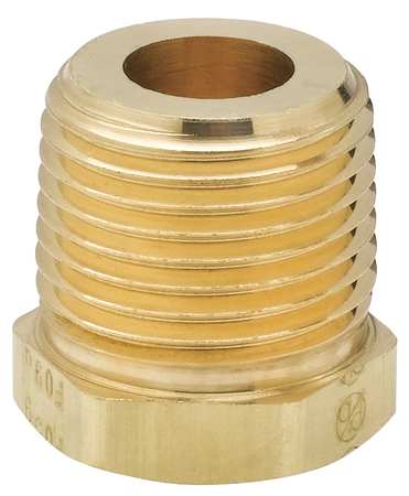 Parker Brass Bushing, FNPT x MNPT, 1/2" x 3/8" Pipe Size L209P-8-6