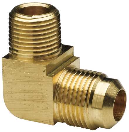 PARKER 5/8" Flare x 1/2" MNPT Brass 45 Deg Flare Elbow L249F-10-8