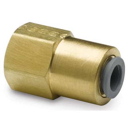 Parker 3/8" Flare Low Lead Brass Female Flare Connector L66PLNF-6-4
